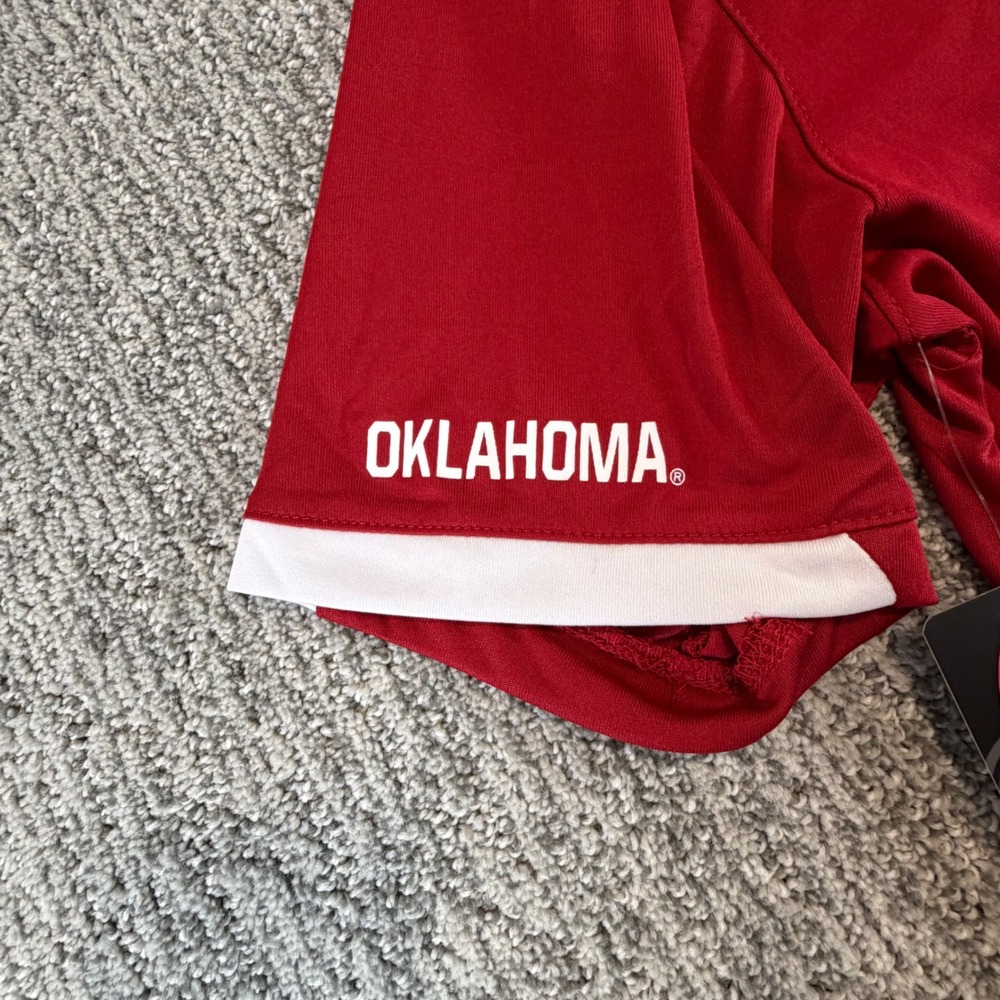 Colosseum‎ Oklahoma Sooners Polo Shirt Mens XL Red OU NCAA Football Performance - Picture 5 of 8